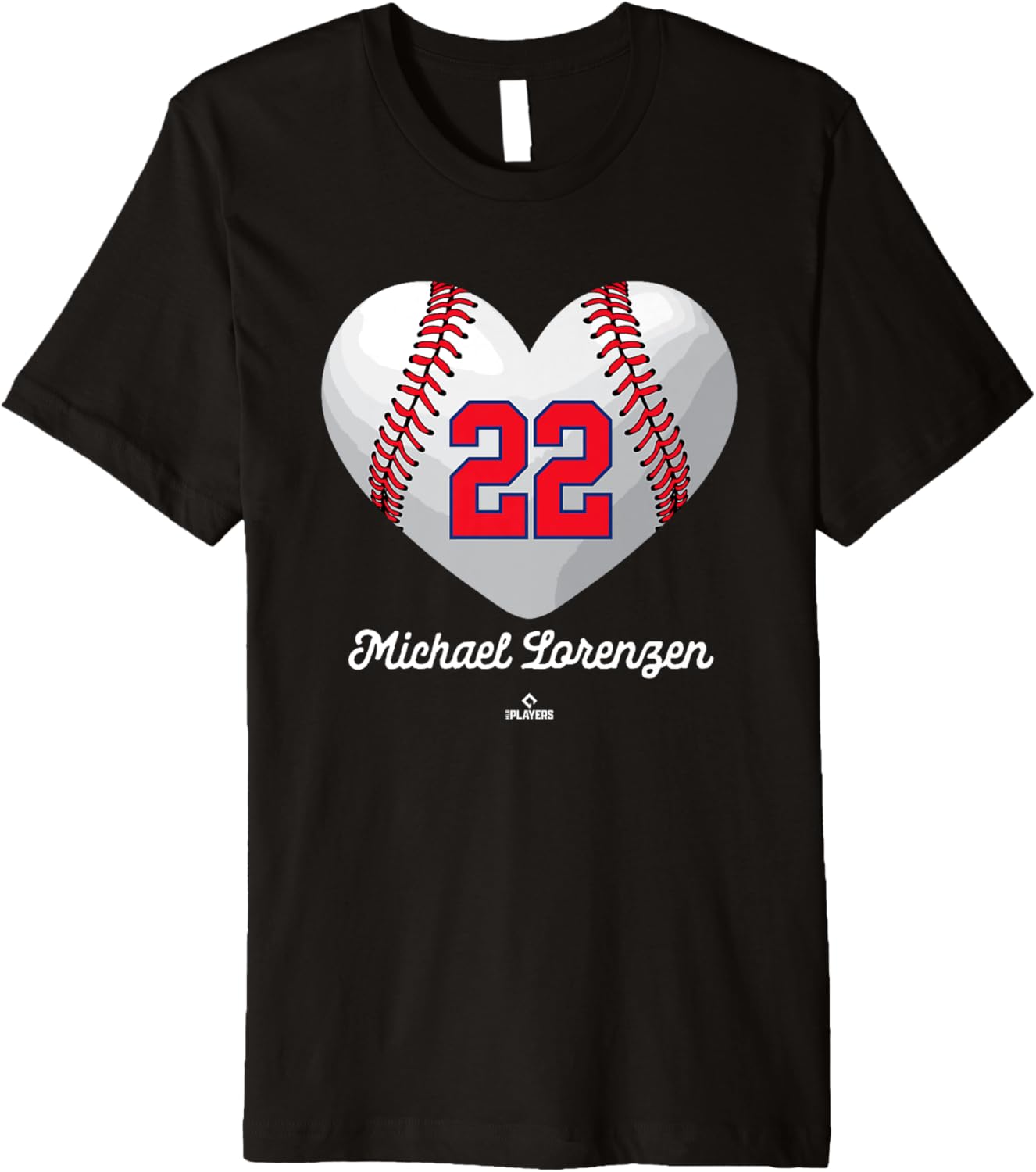 Baseball Heart Number Michael Lorenzen Philadelphia MLBPA Premium