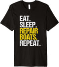 Marine Technician Eat Sleep Boat Mechanic