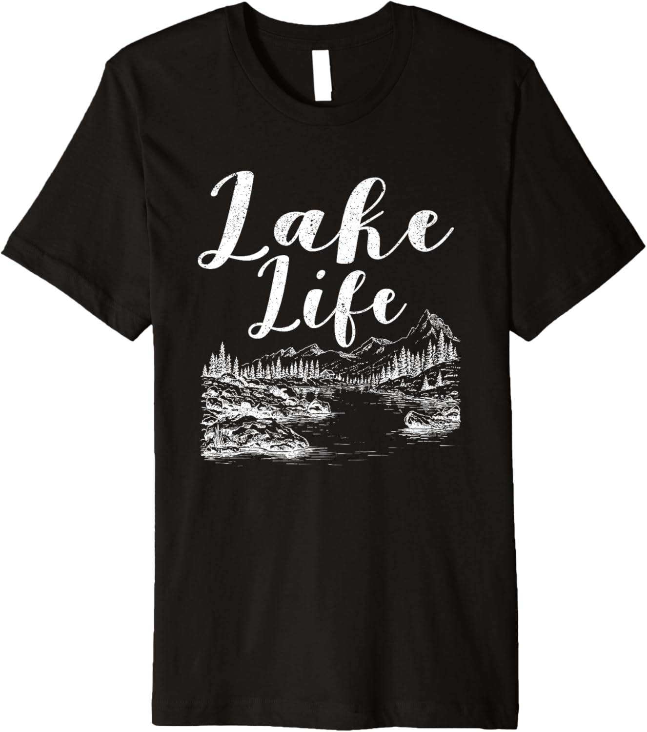 Lake Life Fisherman Bass Fishing Boat Sailing Funny
