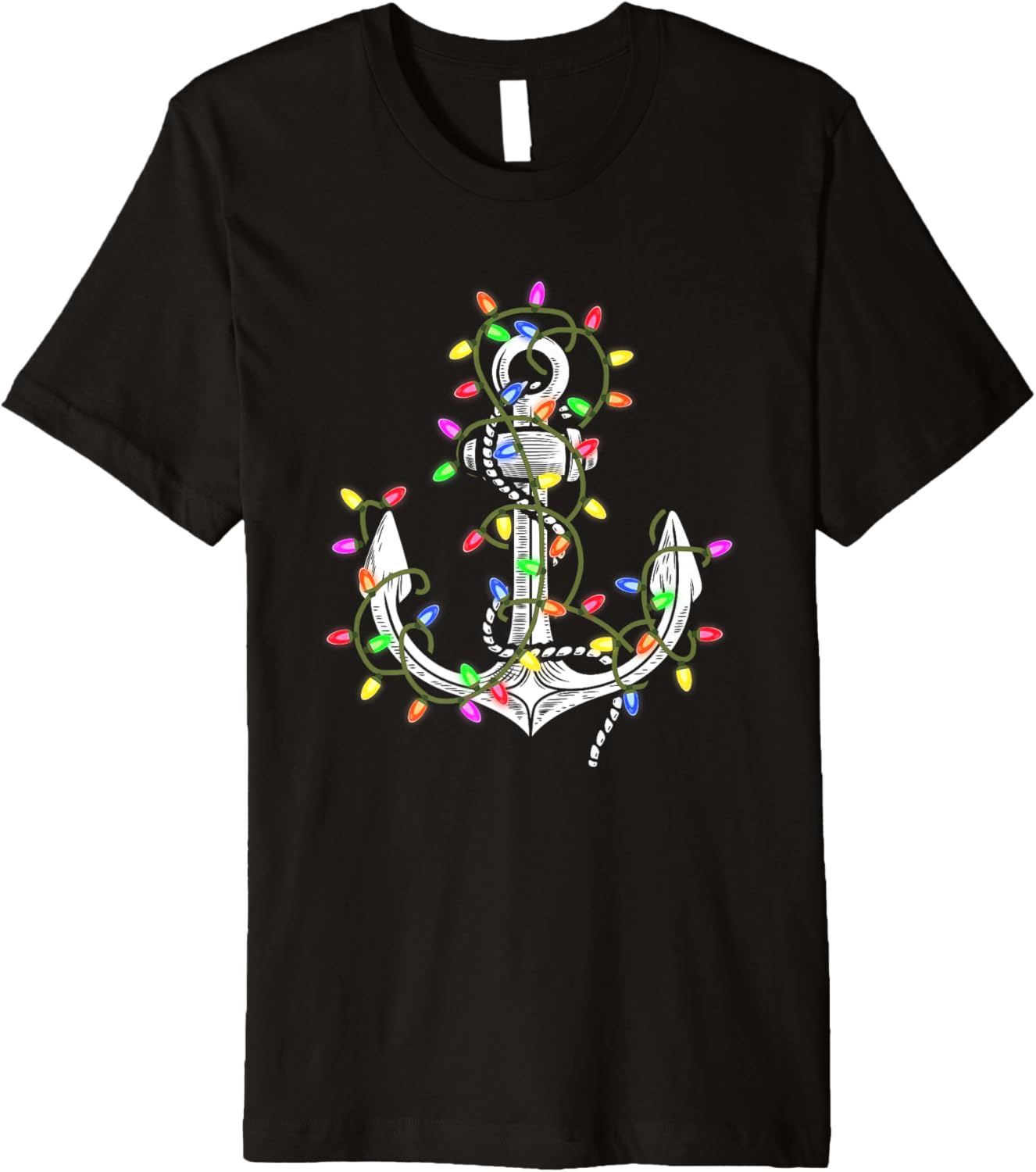Christmas Lights Boating Sailing Cruise Boat Merry Xmas