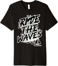 Ride Waves Sailing Yacht Sailboat Hobby Design
