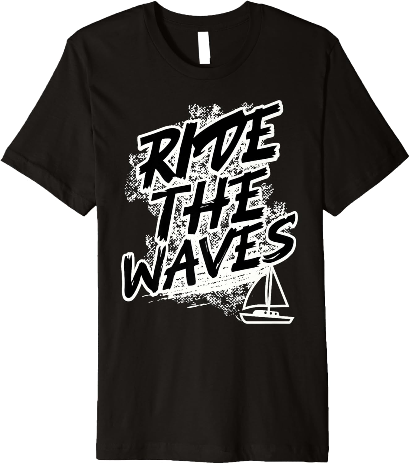 Ride Waves Sailing Yacht Sailboat Hobby Design