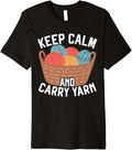 Crocheting Crochet Crafty Knitter Yarn Collector Knitting Premium