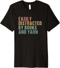 Easily distracted by books and yarn - Knitting & crocheting Premium