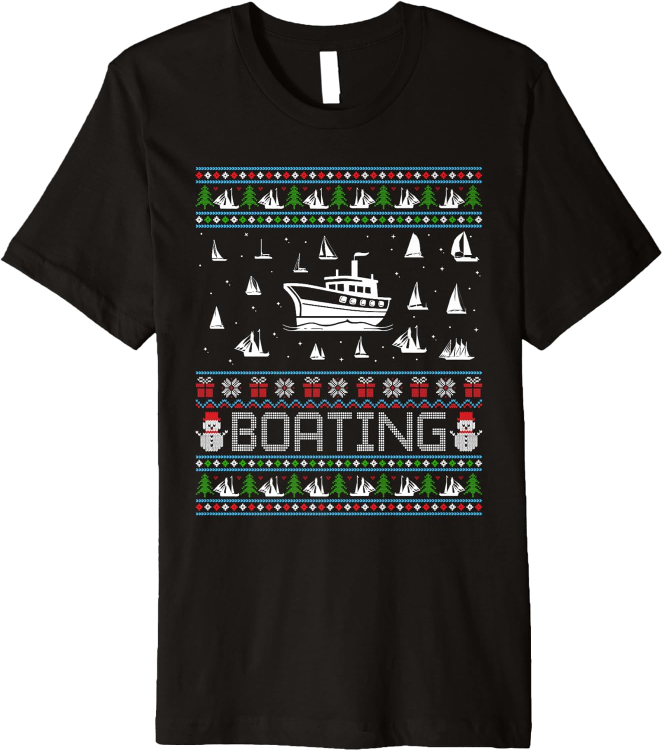Ugly Christmas Sweaters Men Women Xmas Ugly Boating