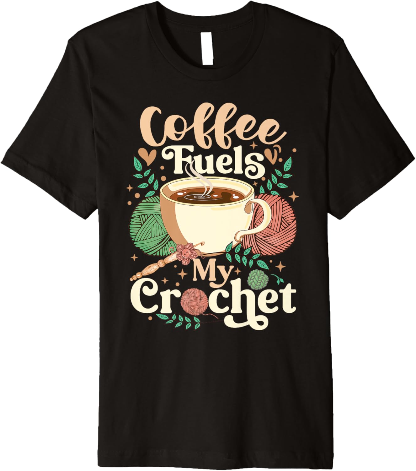 Knitter Yarn Crocheting Crochet Coffee Knitting Premium