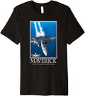 Top Gun Maverick Motivational Poster With Jet Action Movie Premium
