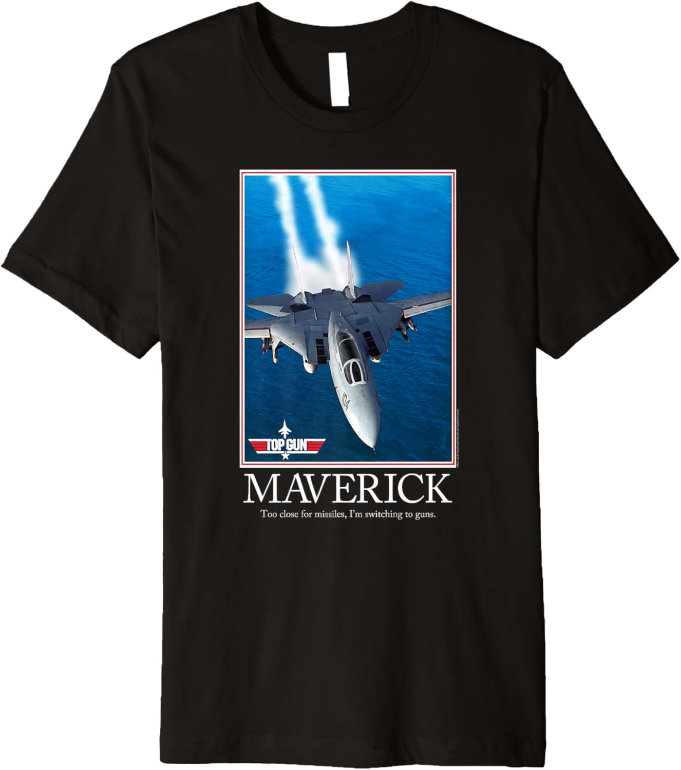 Top Gun Maverick Motivational Poster With Jet Action Movie Premium