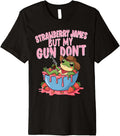 Funny Cowboy Frog Meme Strawberry Jams But My Gun Dont Premium
