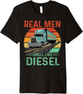 Real Men Smell Like Diesel Vintage Trucker Design
