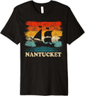 Nantucket Sailing Vintage Sailboat Summer Boating Sailor