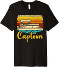 Captoon Pontoon Boat Boating Vintage Pontoon Captain