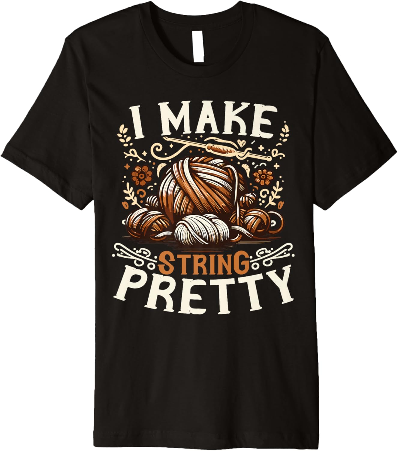 Funny Yarn Crochet Crocheting Premium