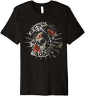 Guns N Roses Skull Floral Premium
