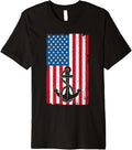 Fishing Boating Boat American Flag Captain