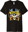 Guns N Roses Official Top Hat Skull Premium