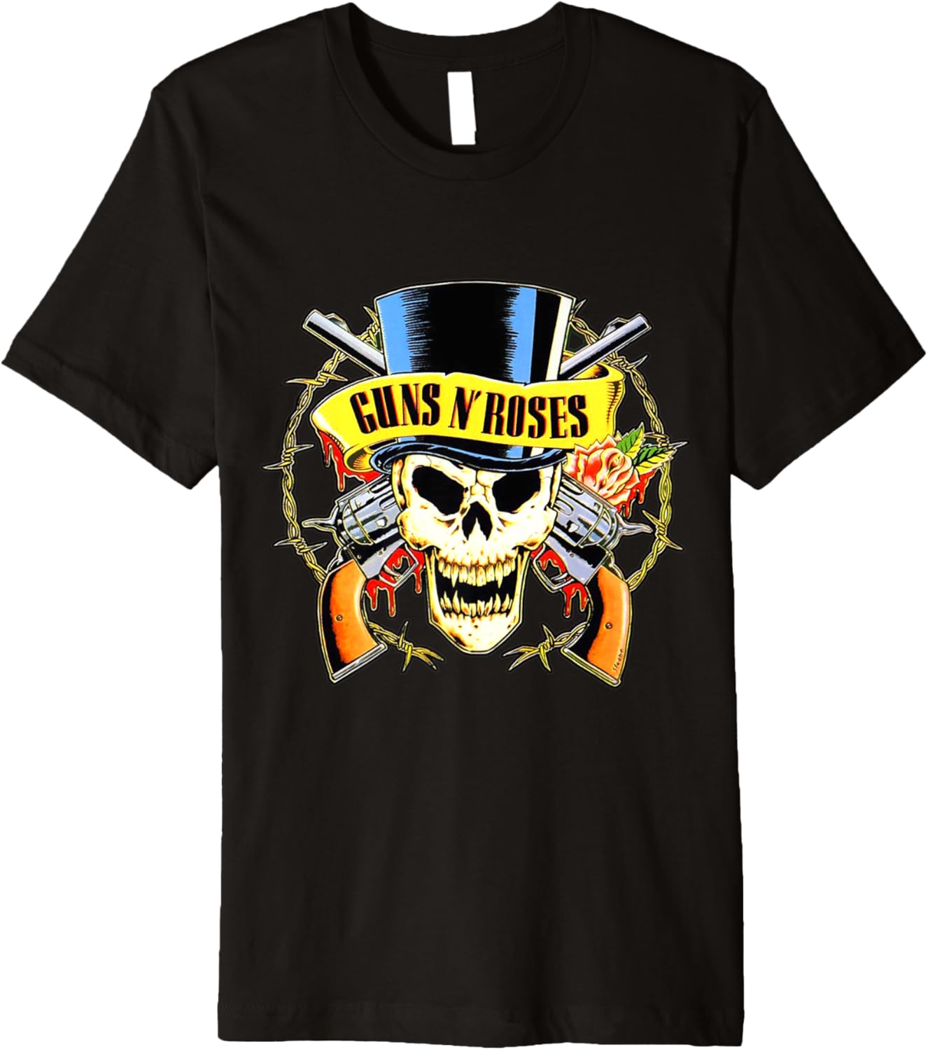 Guns N Roses Official Top Hat Skull Premium