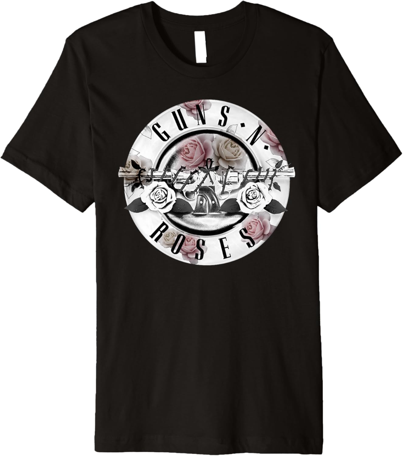 Guns N Roses Floral Bullet Logo Premium