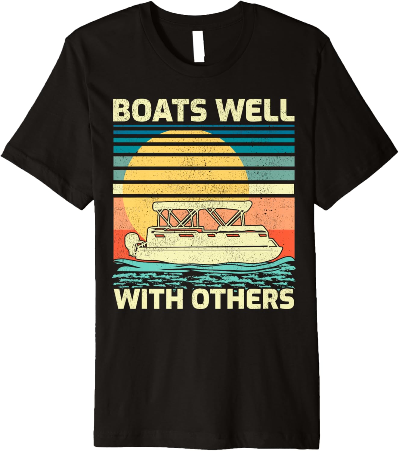 Pontoon Boat Boating Vintage Boats Well Others