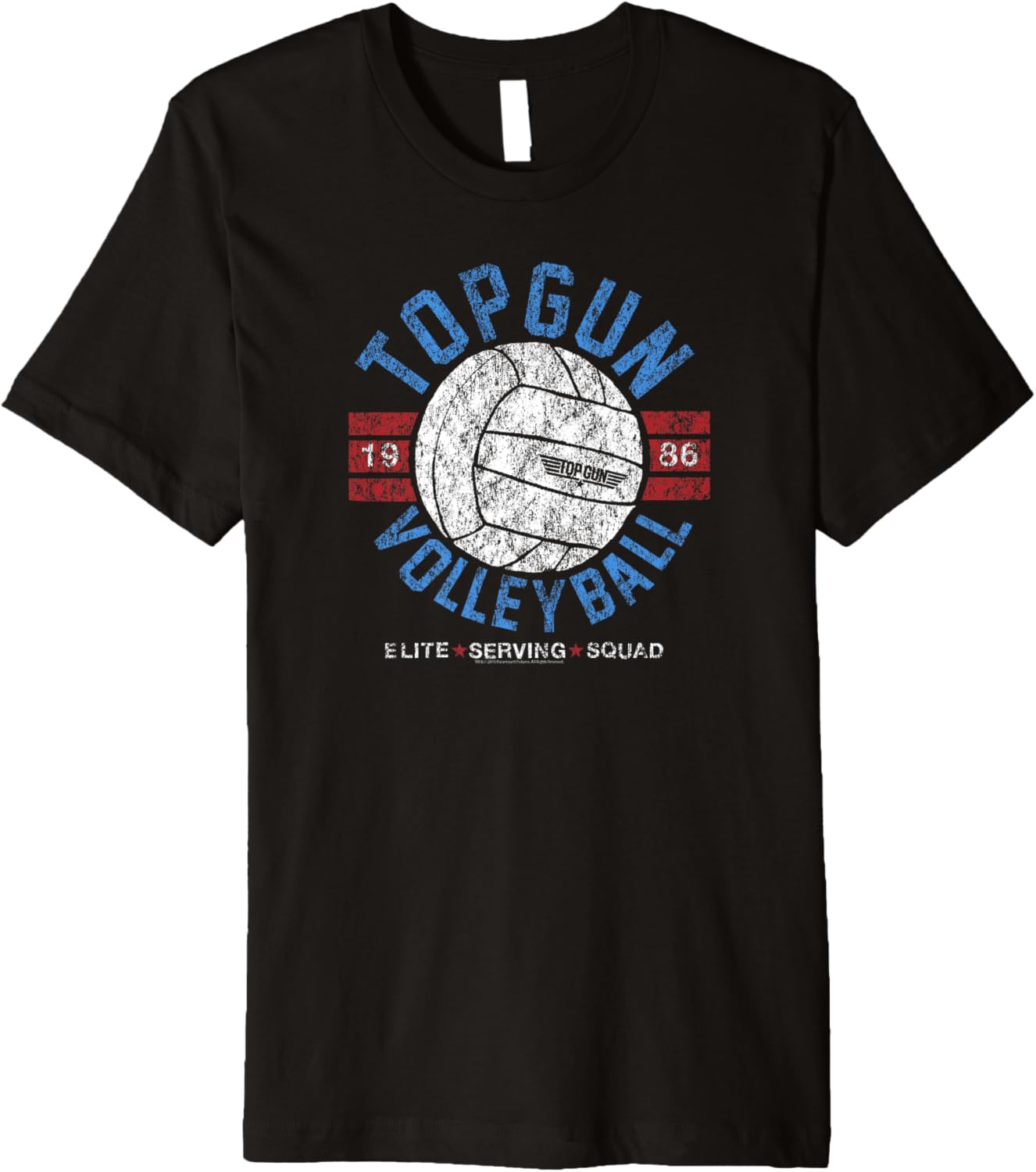Top Gun Retro Volleyball Elite Serving Squad Action Movie Premium