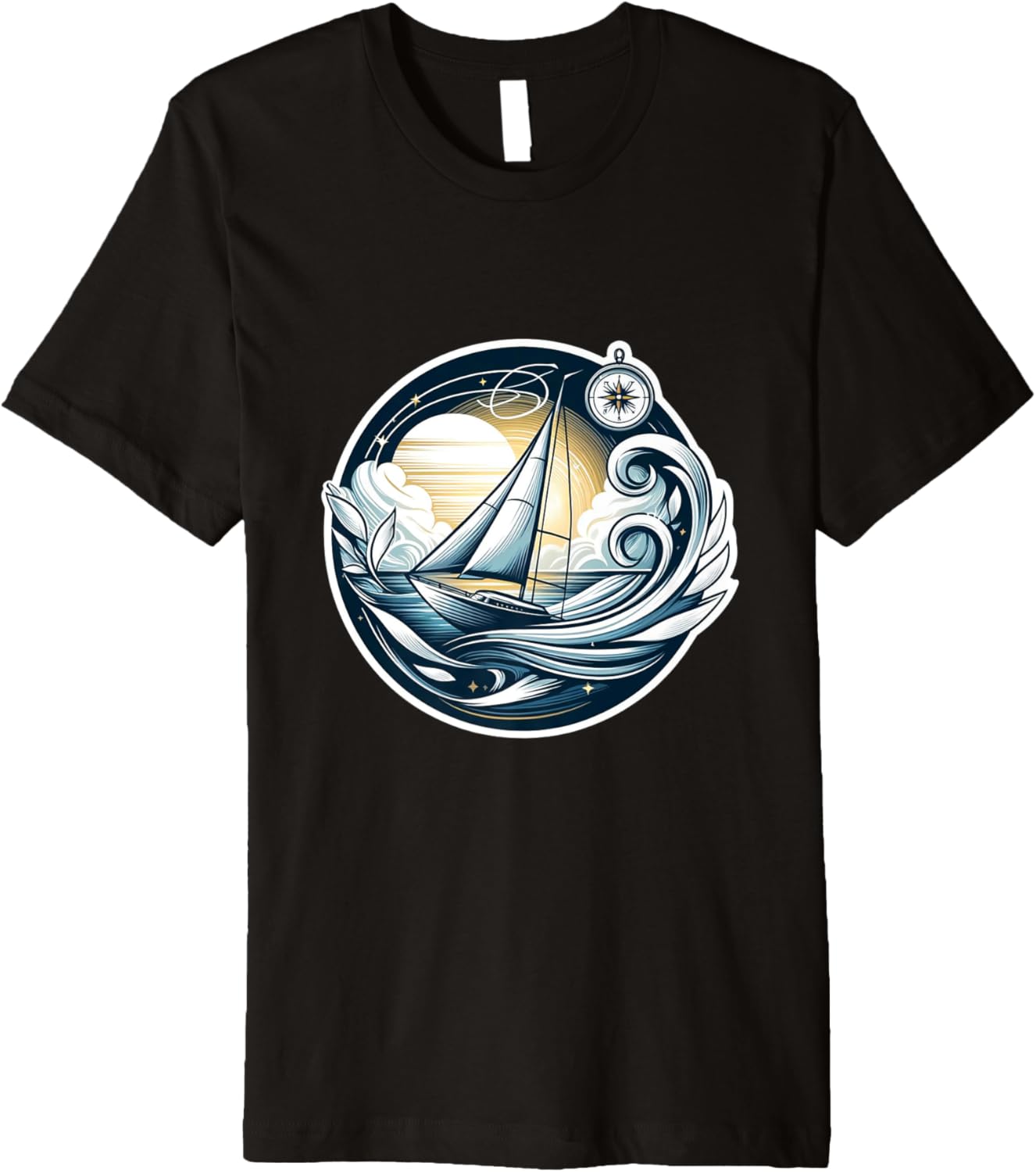 Sailors Go Sailing On A Sailboat