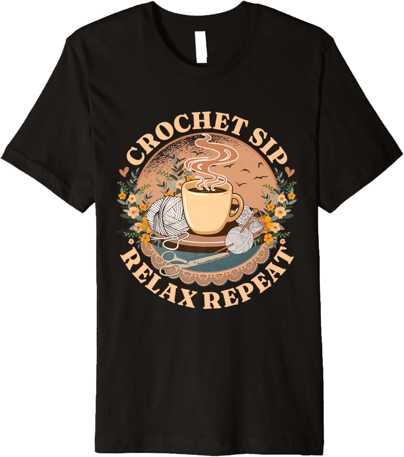 Coffee | Crochet | Yarn | Mothers Day Premium