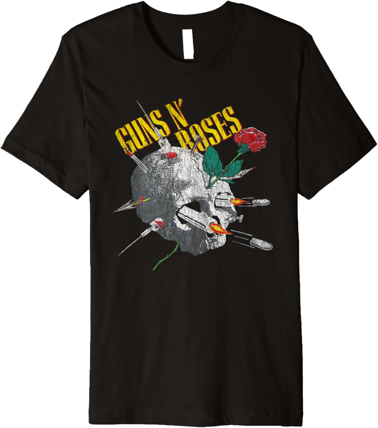 Guns N Roses Official Needle Skull Vintage Premium