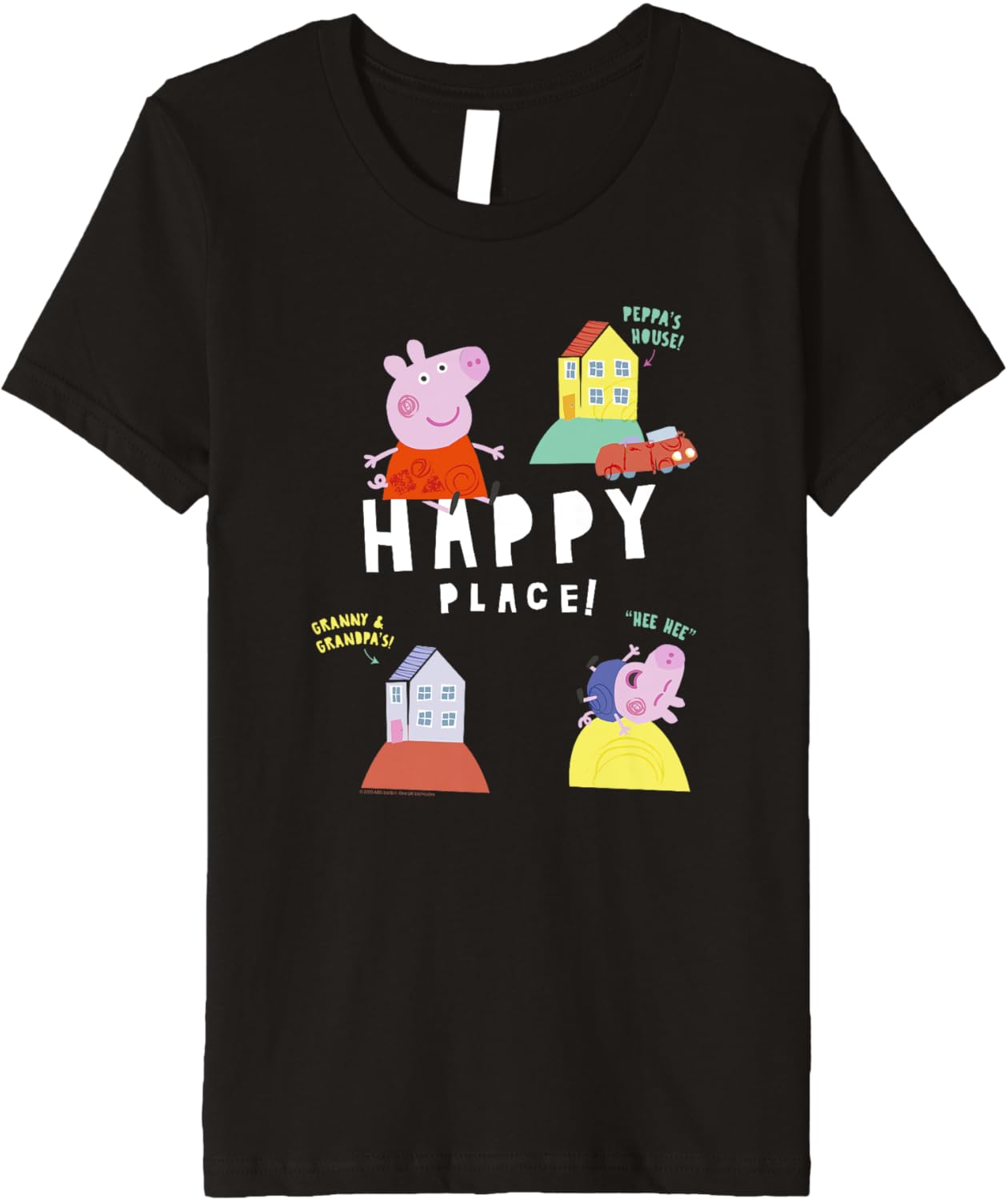 Kids Peppa Pig Happy Place! Locations Collage Group Shot Premium