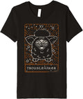 Furby Halloween Celestial Tarot Card Trouble Maker Outline Premium