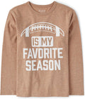 The Children's Place boys Sports Long Sleeve Graphic T-shirts