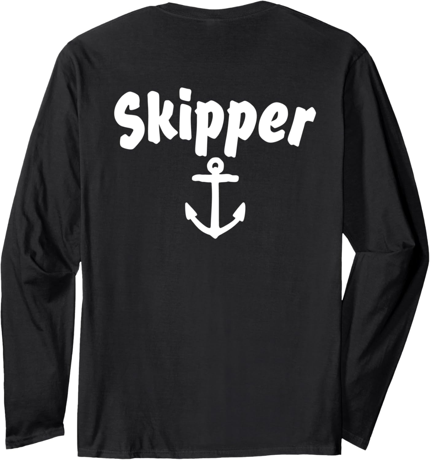 Skipper White Back Boat Sail Long Sleeve