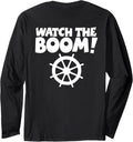 Watch Boom Wheel White Boat Sail Long Sleeve