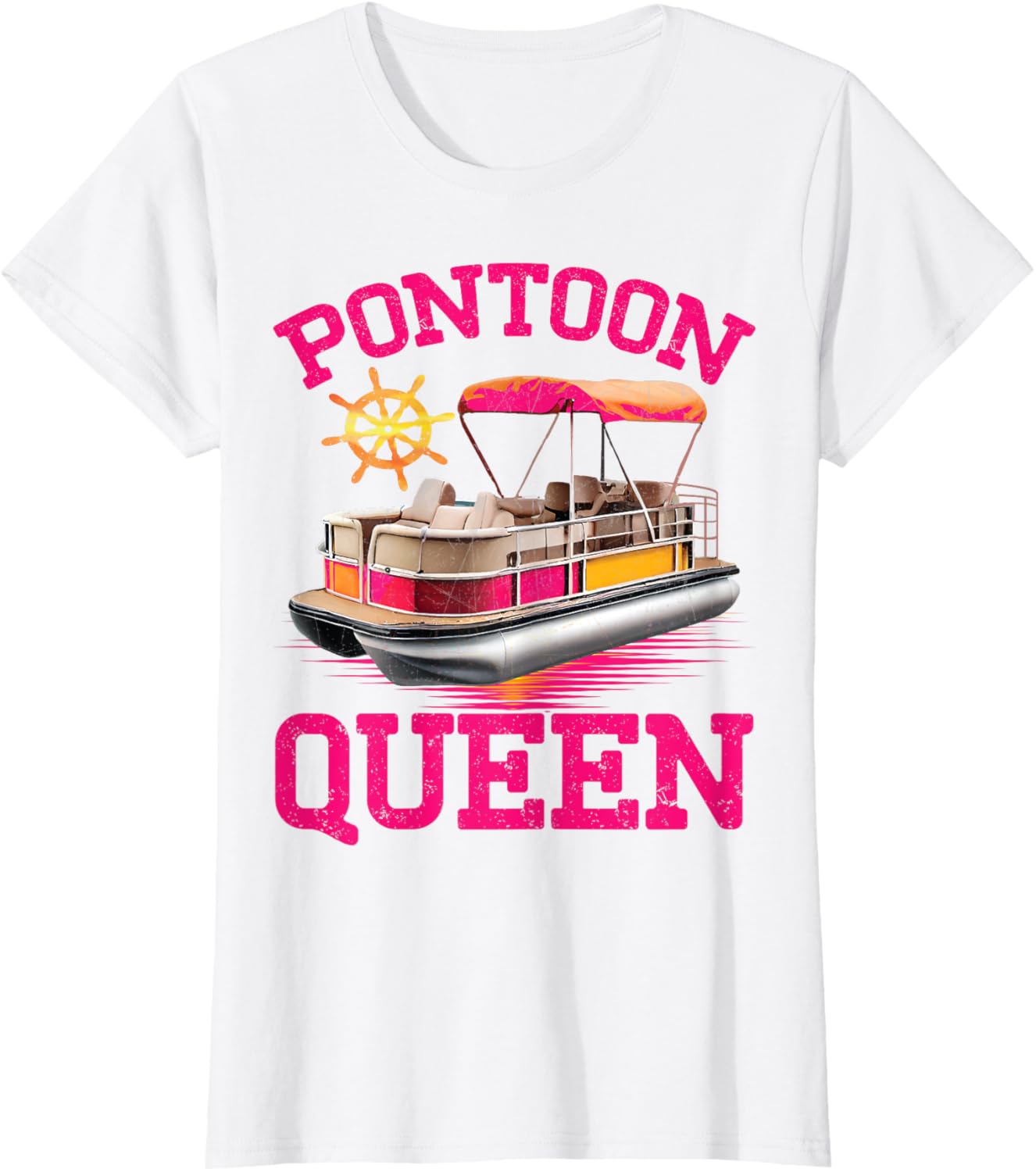 Womens Pontoon Queen Girls Women Summer Pontoon Lake