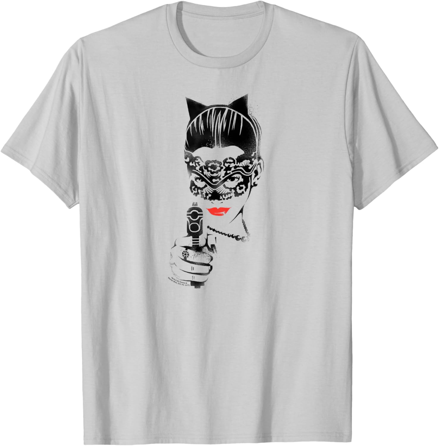 Dark Knight Rises Catwoman Cat Gun T Shirt