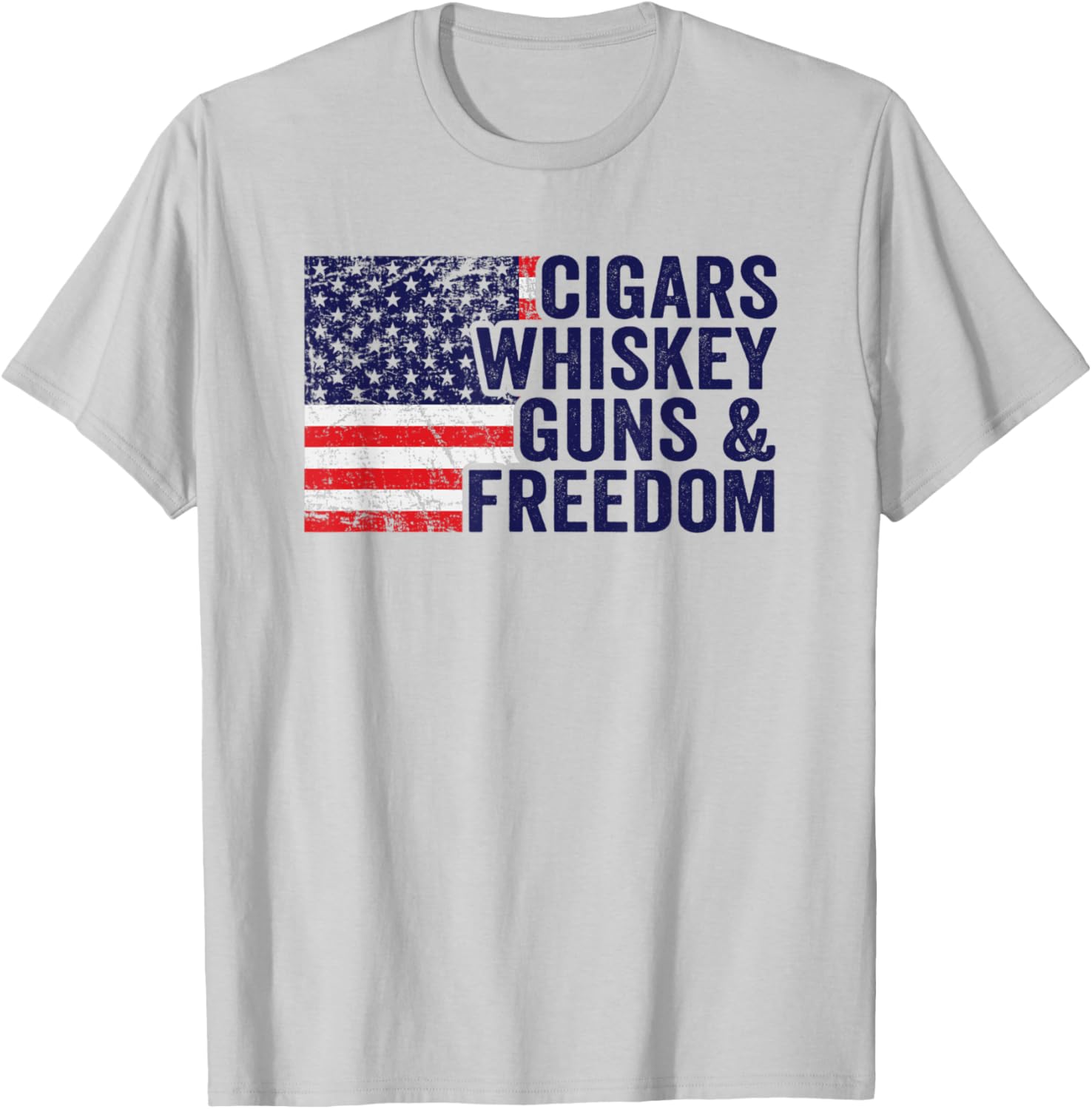 Cigars Whiskey Guns Freedom Funny Drinking Usa Gun Flag