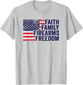 Faith Family Firearms Freedom American God Guns Usa Flag