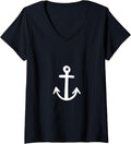 Womens Nautical Anchor Sailing Boat Ship Sea Boating