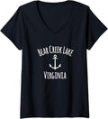 Womens Bear Creek Lake Park Nautical Coastal Sailing