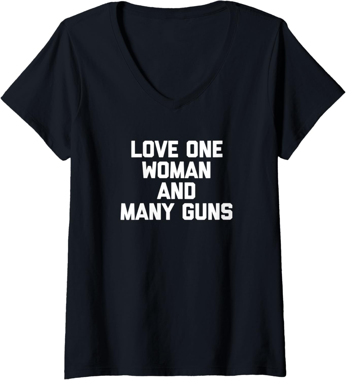 Womens Funny Gun Owner Shirt Love One Woman Many Guns Funny Gun