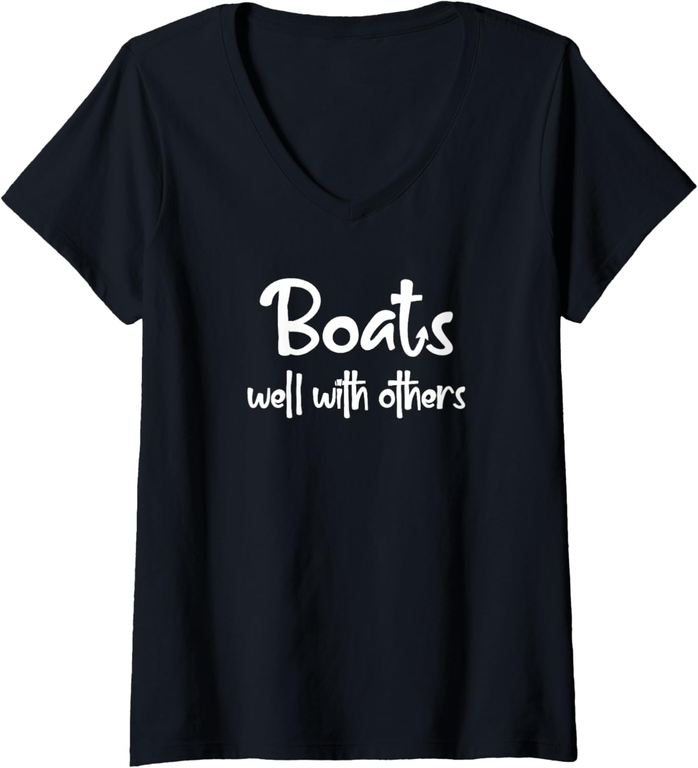 Womens Boats Well Others V Neck
