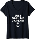 Womens Boating Lover Boat Captain Sailing Just Call