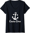 Womens Cousin Crew Cousins Sailing Nautical Boat Anchor