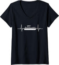 Womens Pontoon Captain Pontoon Boat Heartbeat Summer Boating