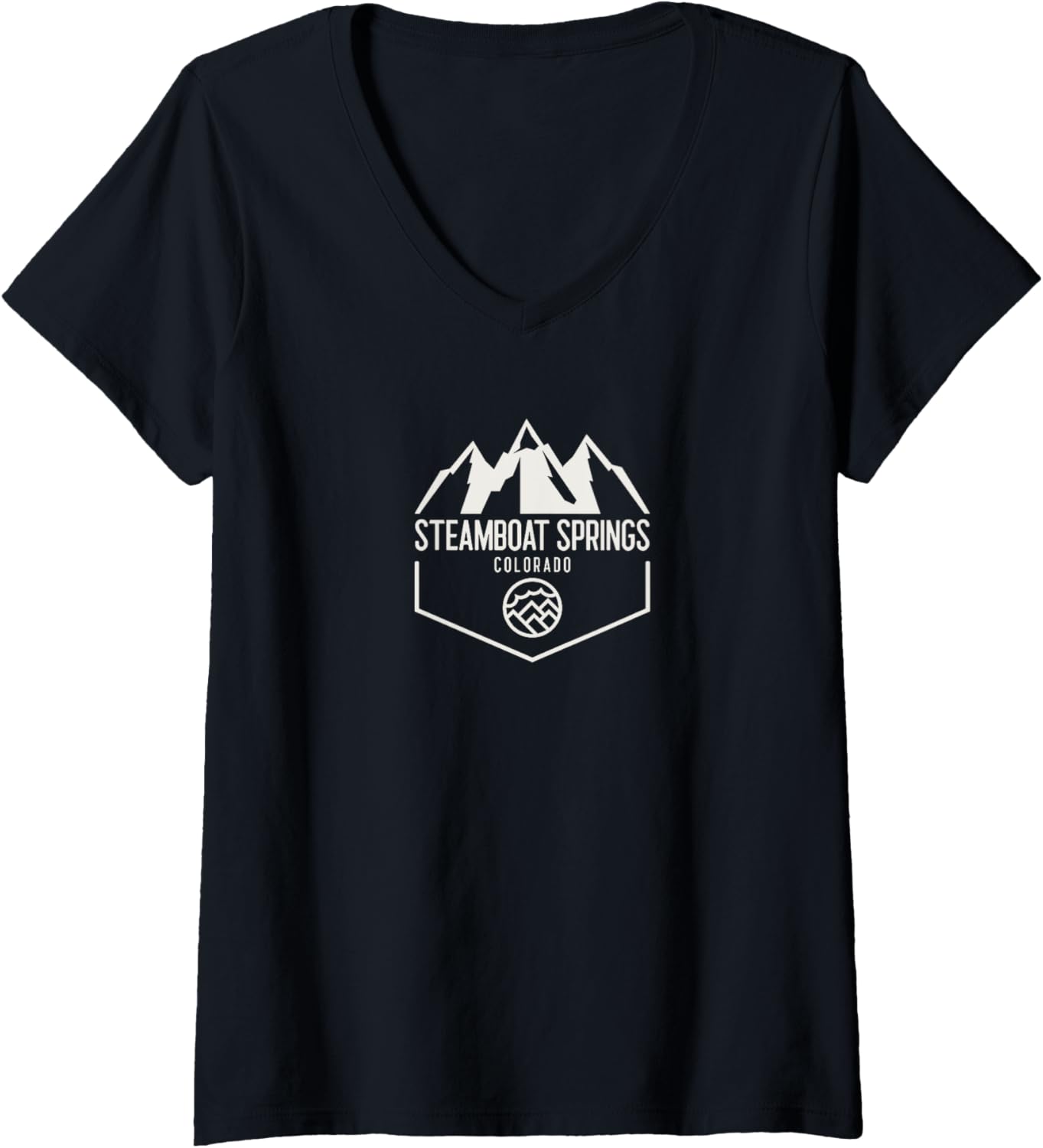 Womens Steamboat Springs Colorado V Neck