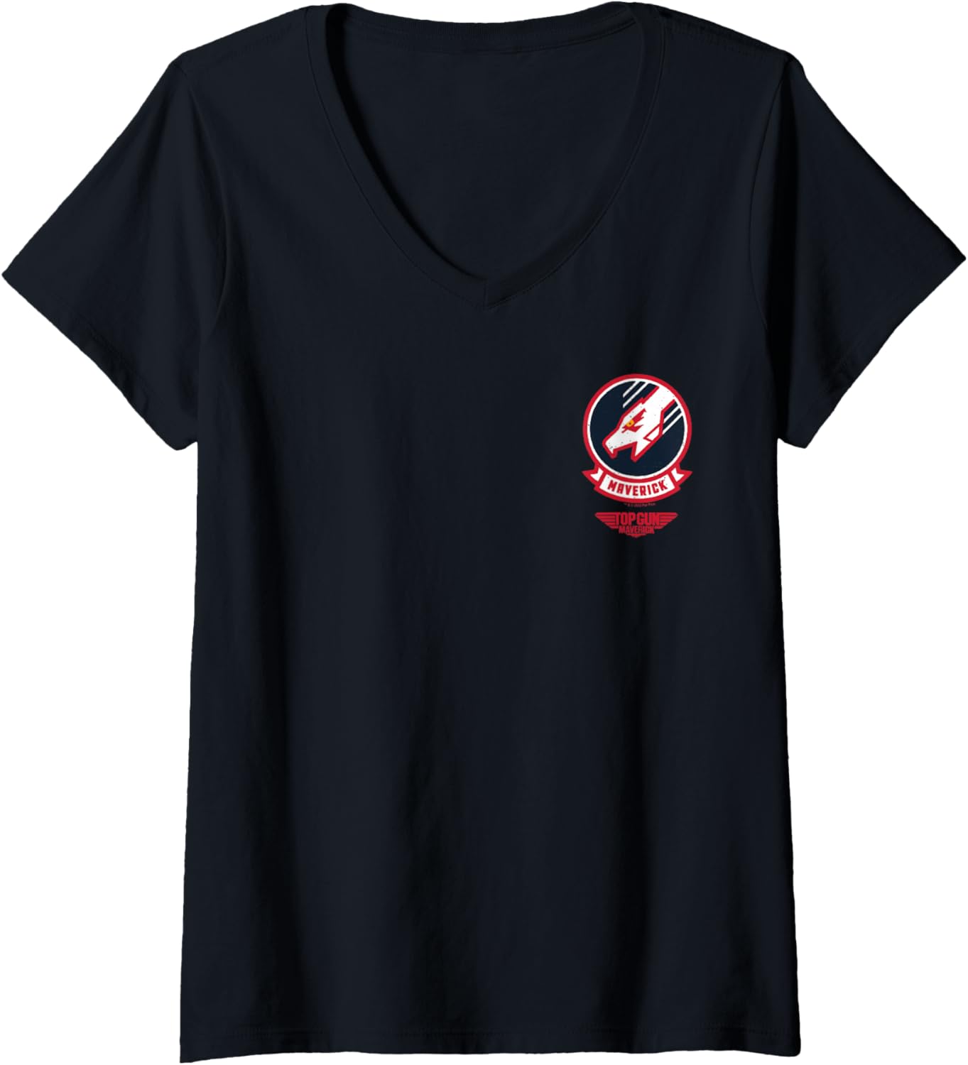Top Gun Maverick Squadron Pocket Patch V Neck