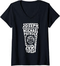 All Saints Day Coffee Cup Catholic St Francis Michael Joseph V-Neck