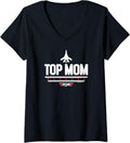 Womens Top Gun Mothers Day Top Mom V Neck