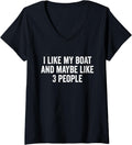 Womens I Like My Boat Maybe Like 3