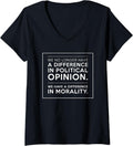 Womens We No Longer Have A Difference In Political Opinion V Neck