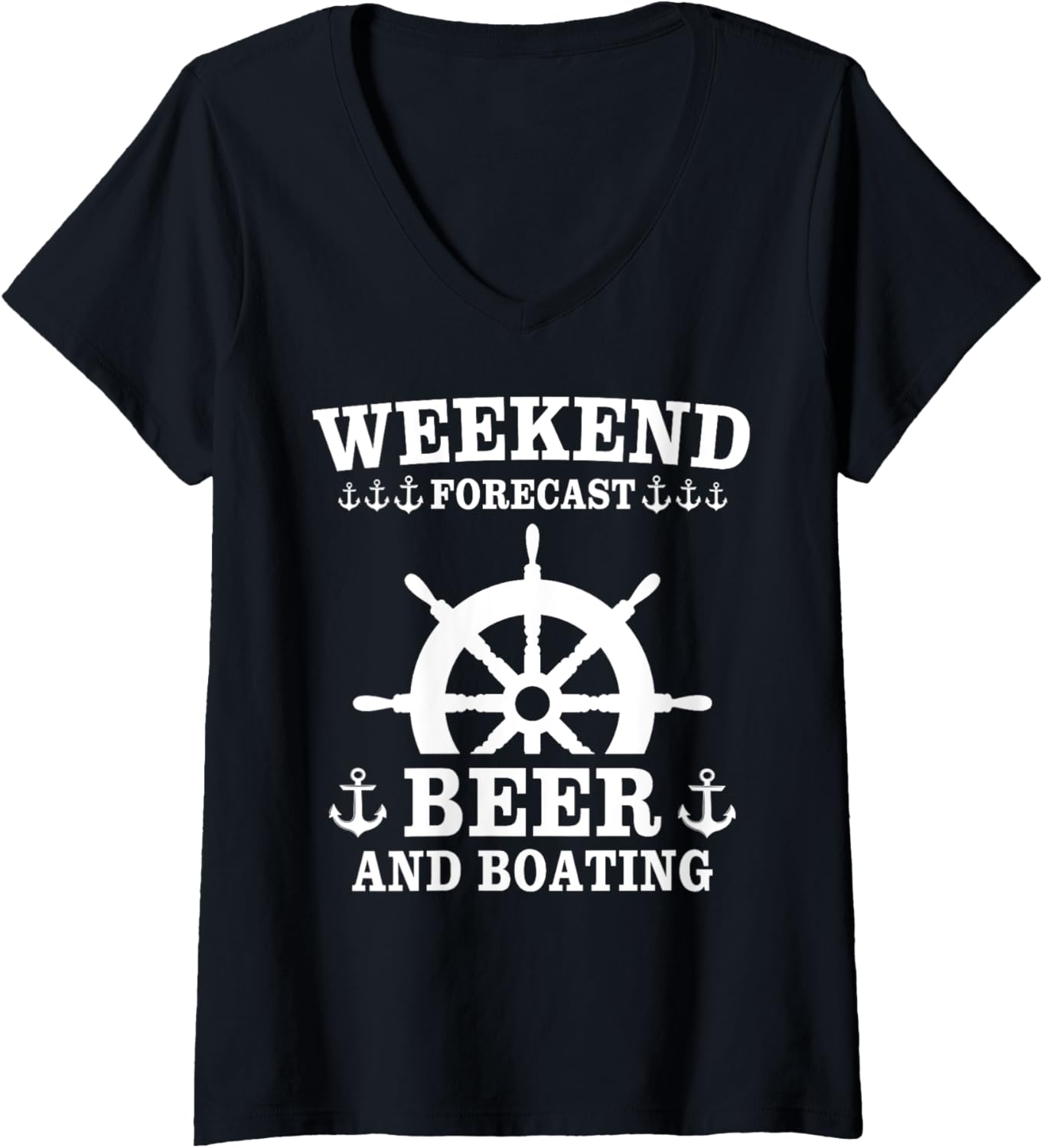 Womens Captain Beer Boating Sayings Boat Sailing V